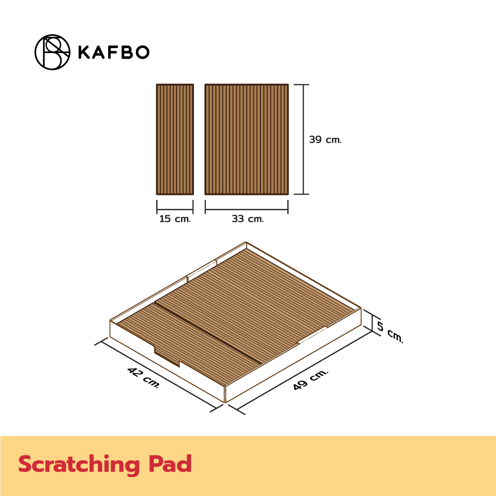 (KAFBO) TEE ZHU MEOW Cat scratcher House