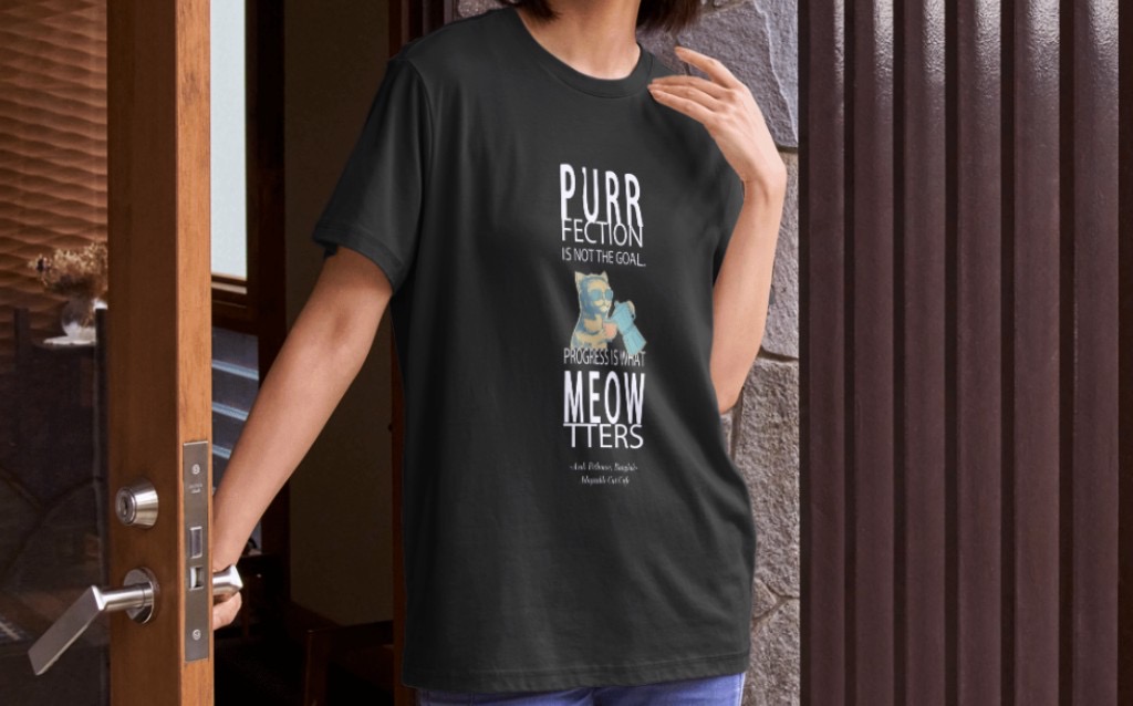 Asok Pethouse T shirt "PURRECTION"