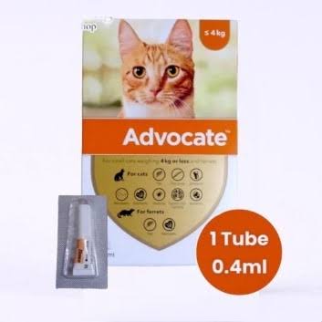 Advocate Flea Treament ≤ 4kg (1 Tube)