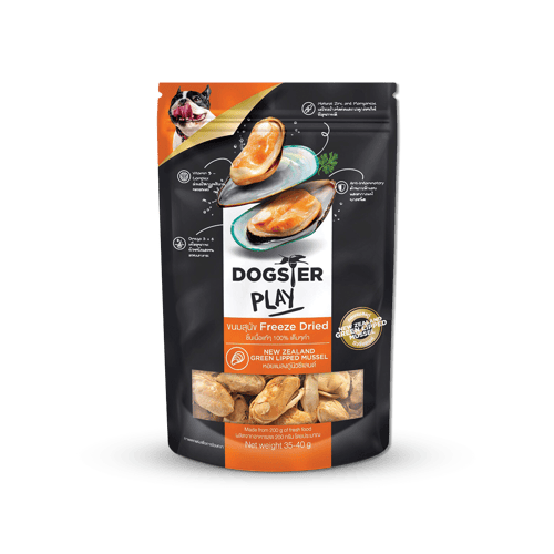 Dogster Play 40g Freeze Dried Mussel