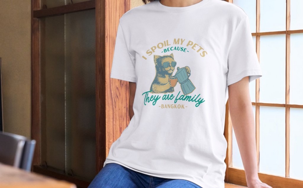 Asok Pethouse T shirt "Spoil My Pets"