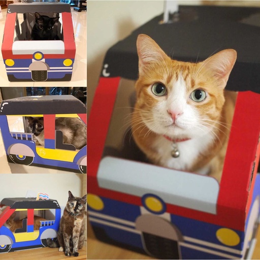 KAFBO Tuk Tuk SIAM FAST&FURRIOUS Cat scratcher house