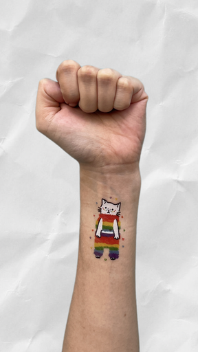 Pride LGBTQ+ 🌈 Temporary Tattoo Sticker