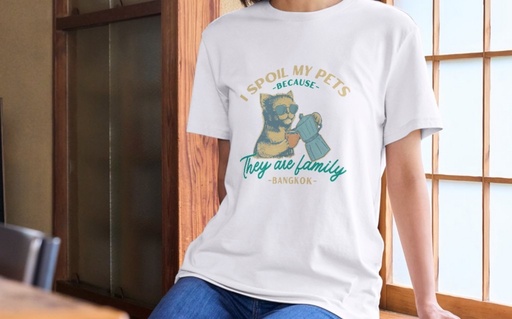 Asok Pethouse T shirt "Spoil My Pets"